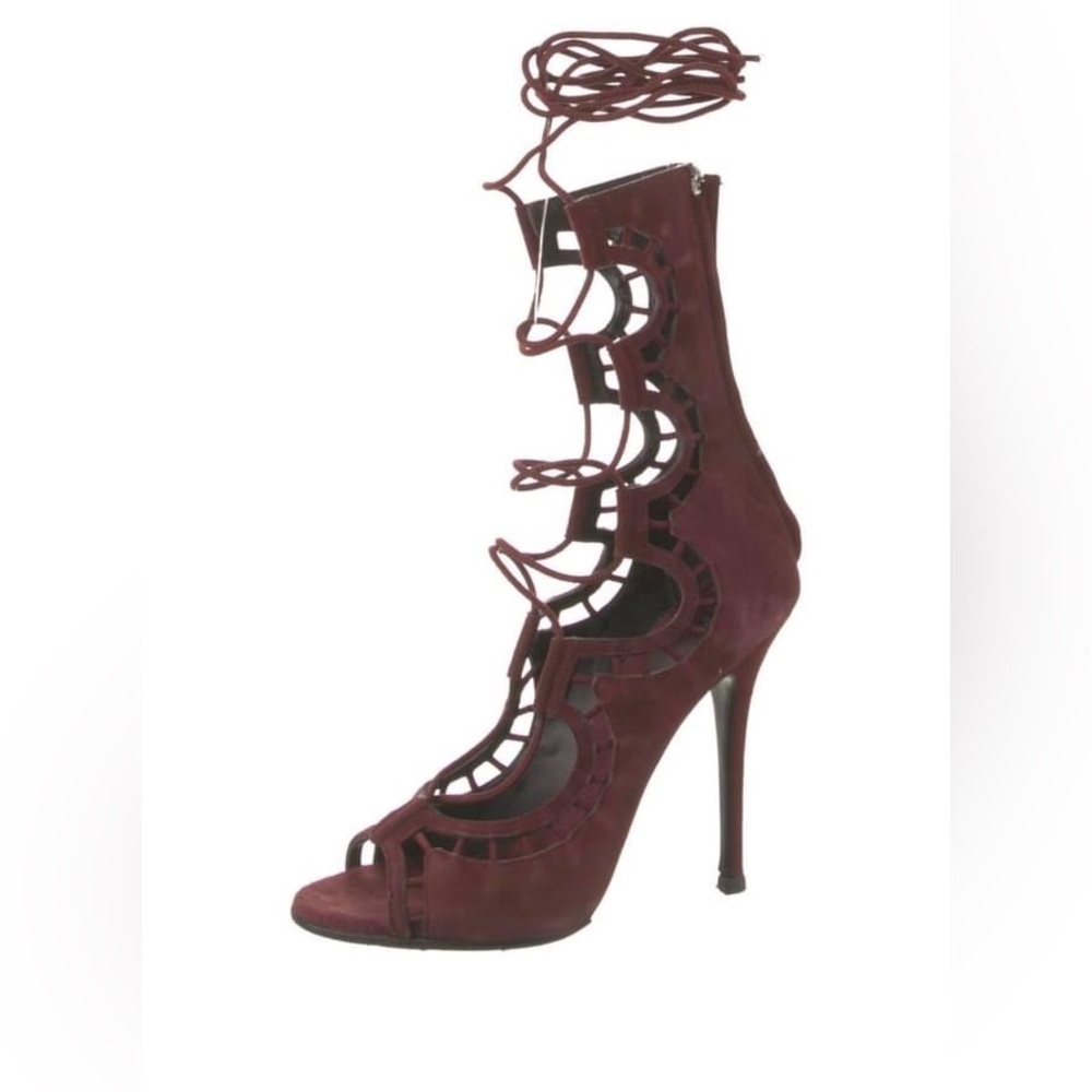 Giuseppe zanotti suede gladiator heels 36.5